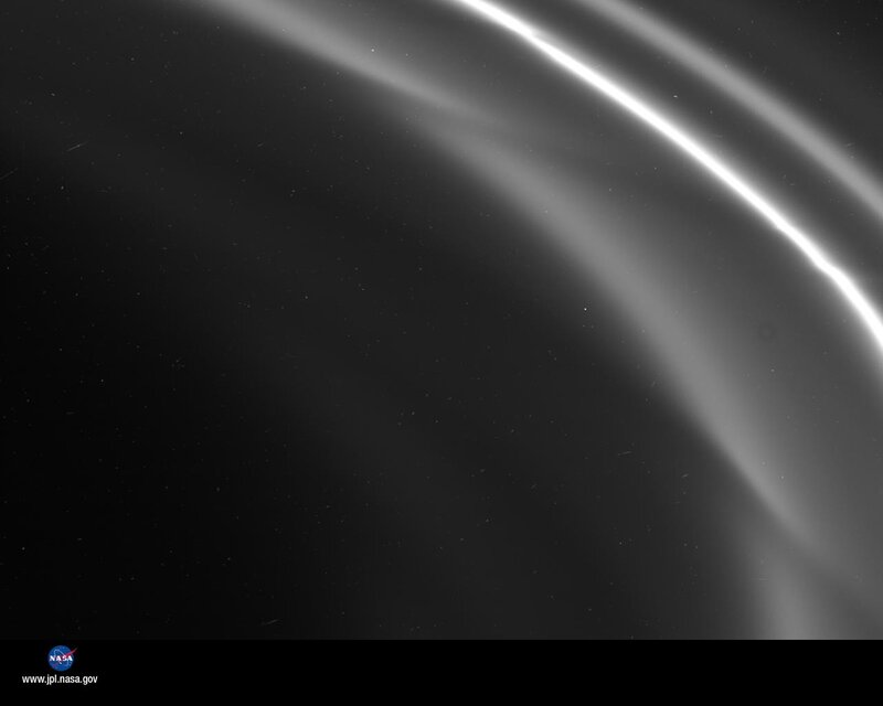 Saturn's rings from space