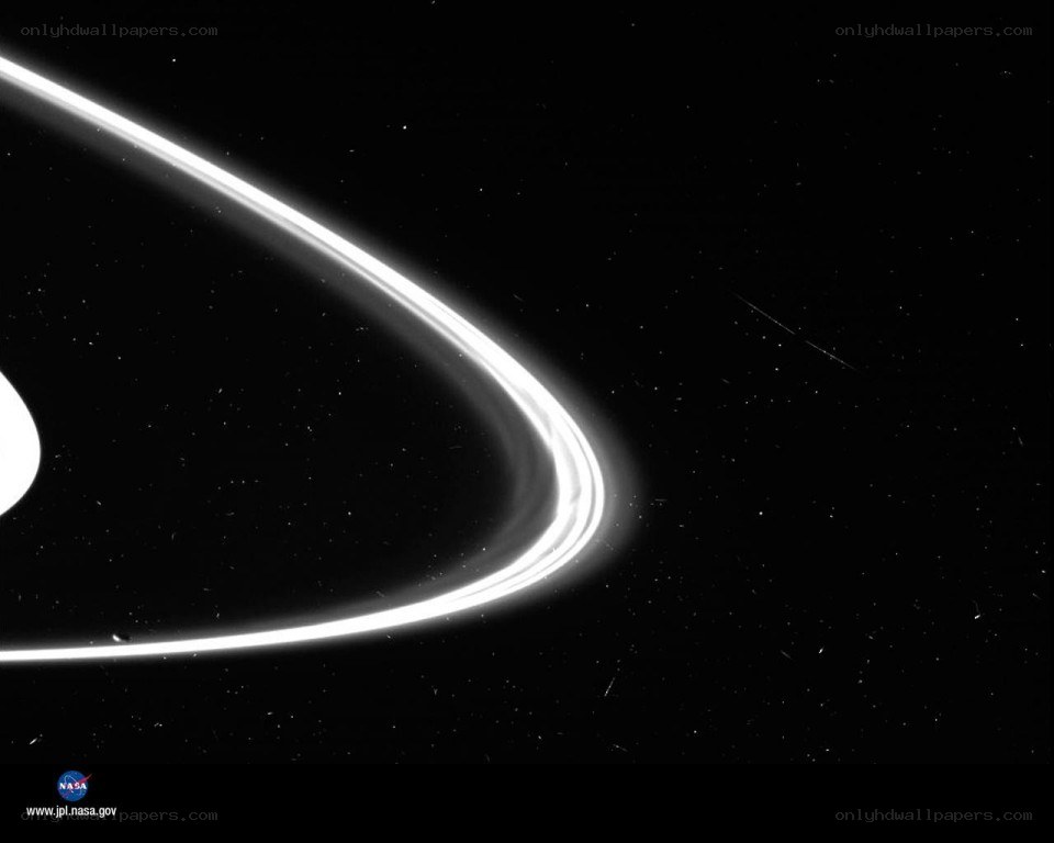 Saturn's rings from space