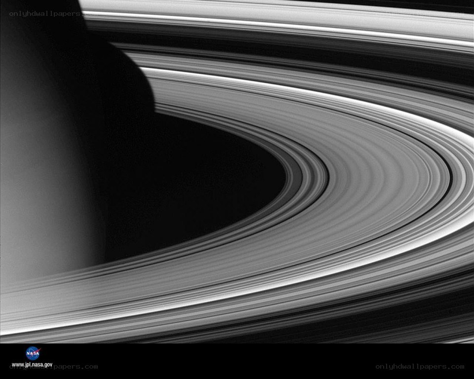 Saturn's rings from space