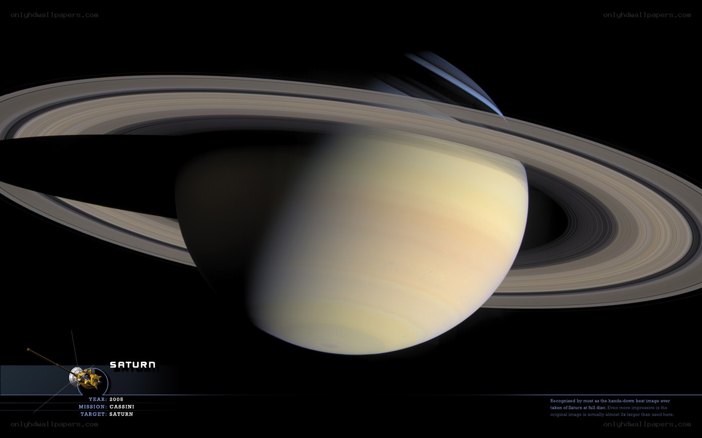 Saturn with Cassini mission