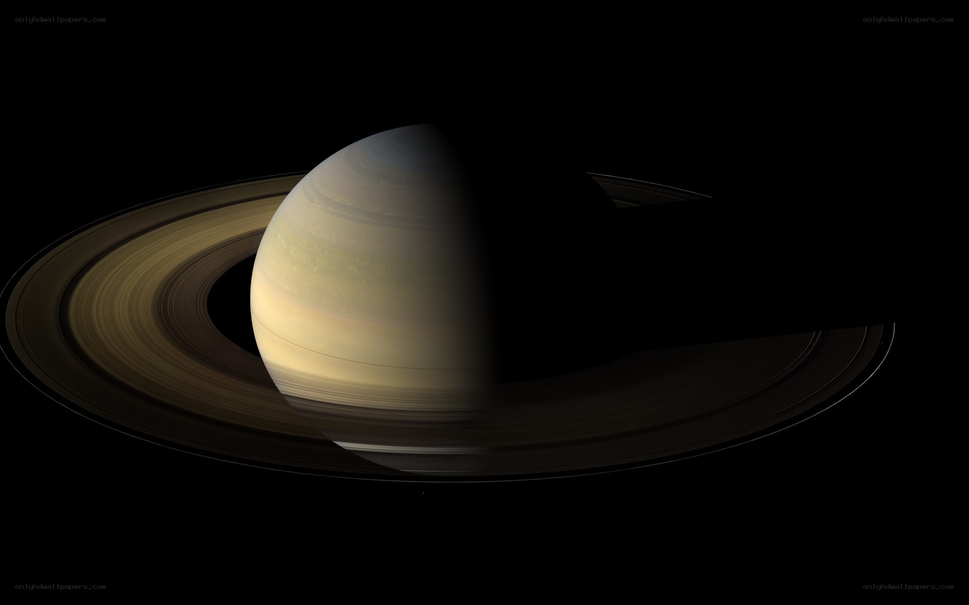 Saturn with its rings