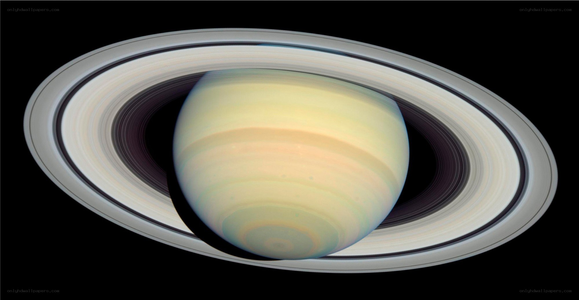 Saturn with its rings