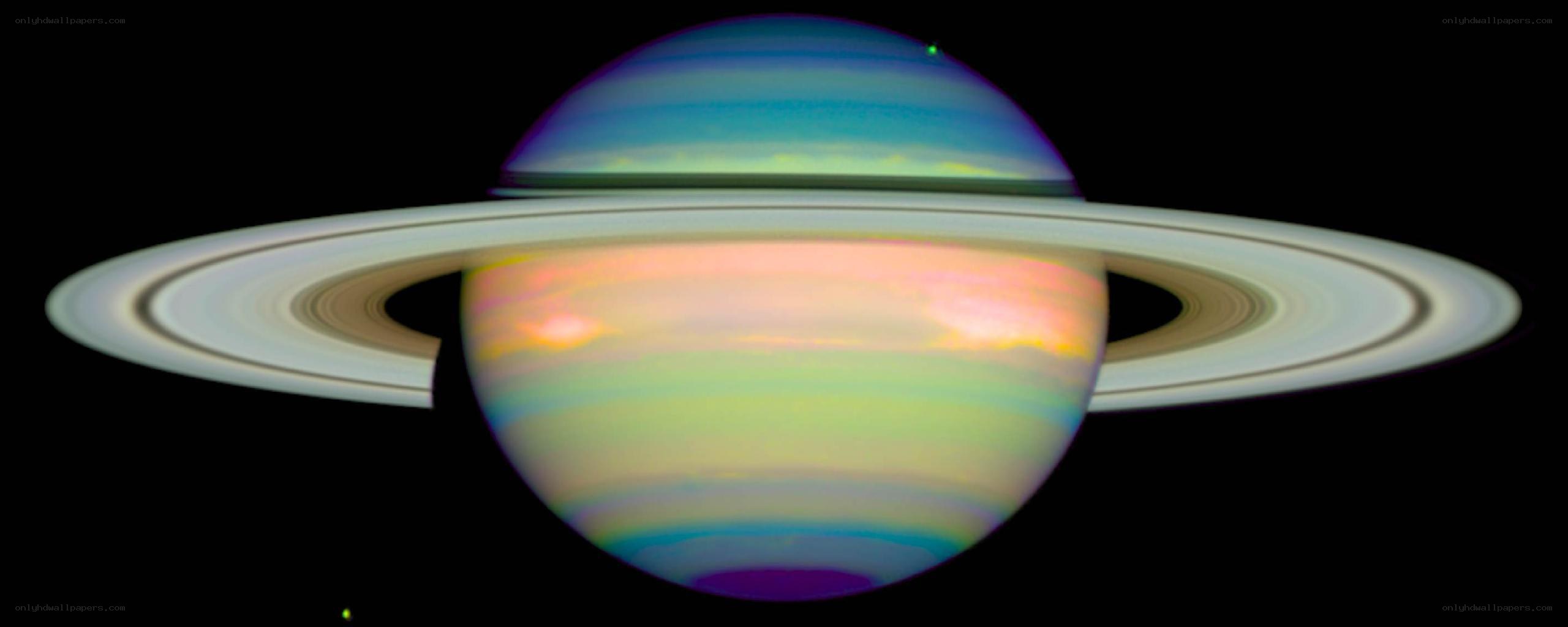 Saturn with its rings