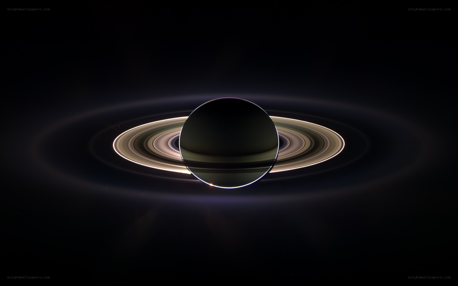 Saturn with its rings