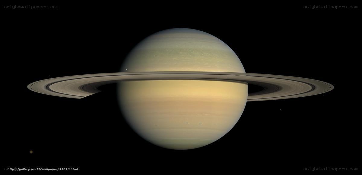 Saturn with its rings