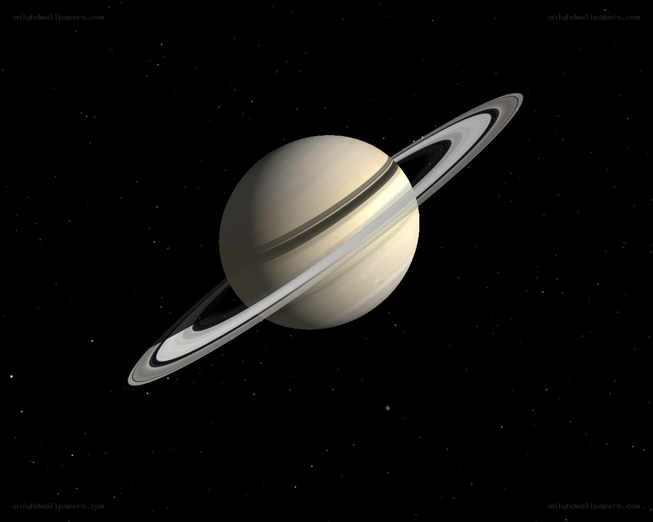 Saturn with its rings
