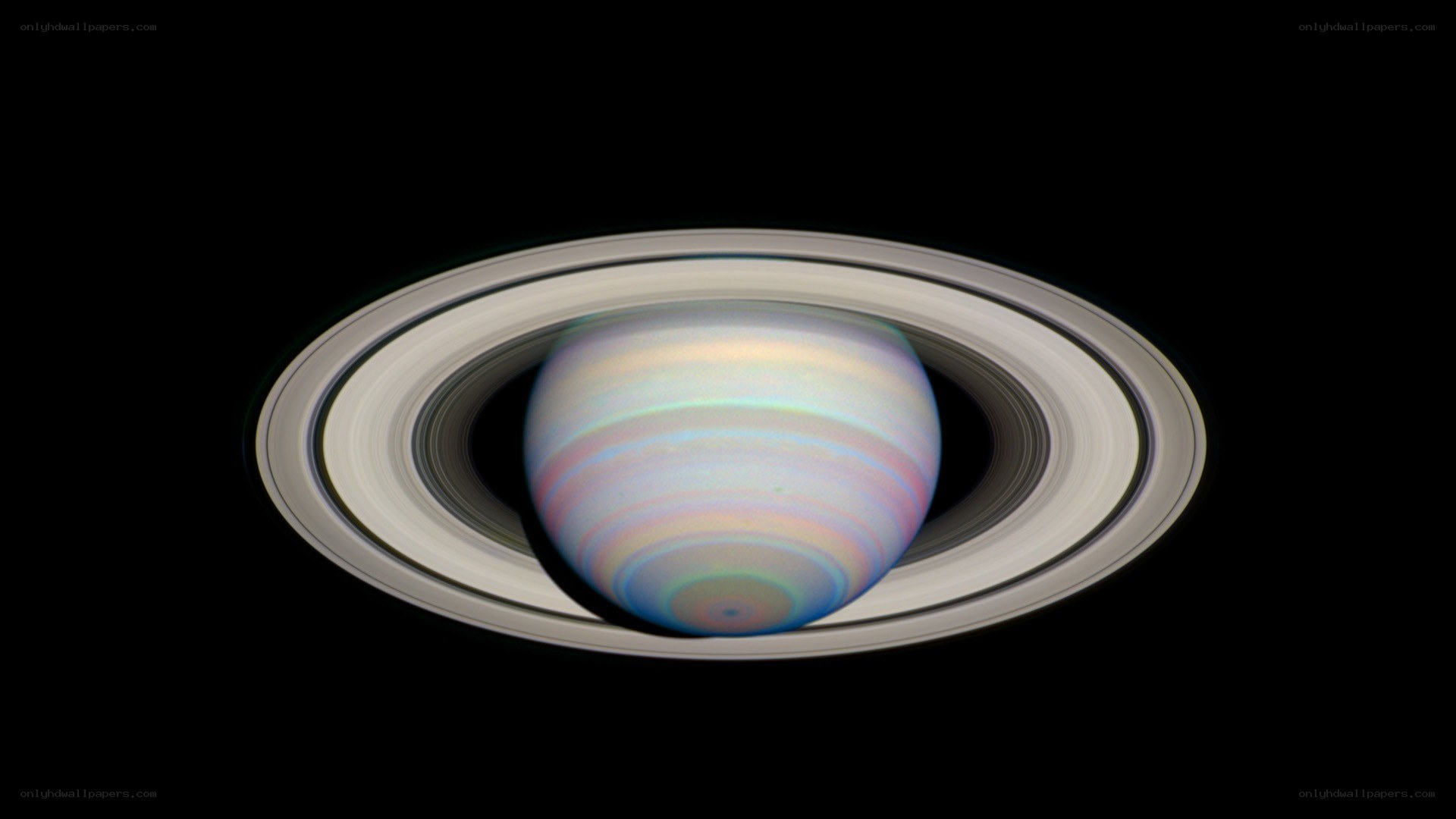 Saturn with its rings