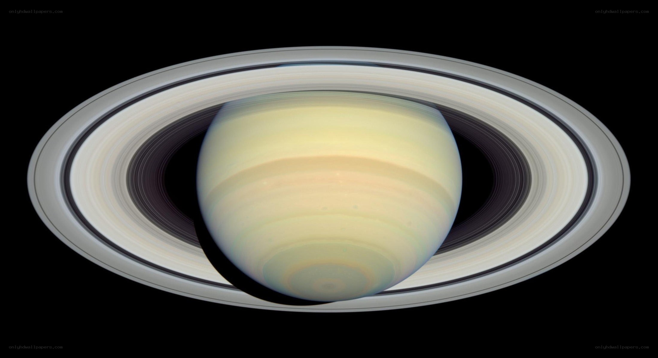 Saturn with its rings