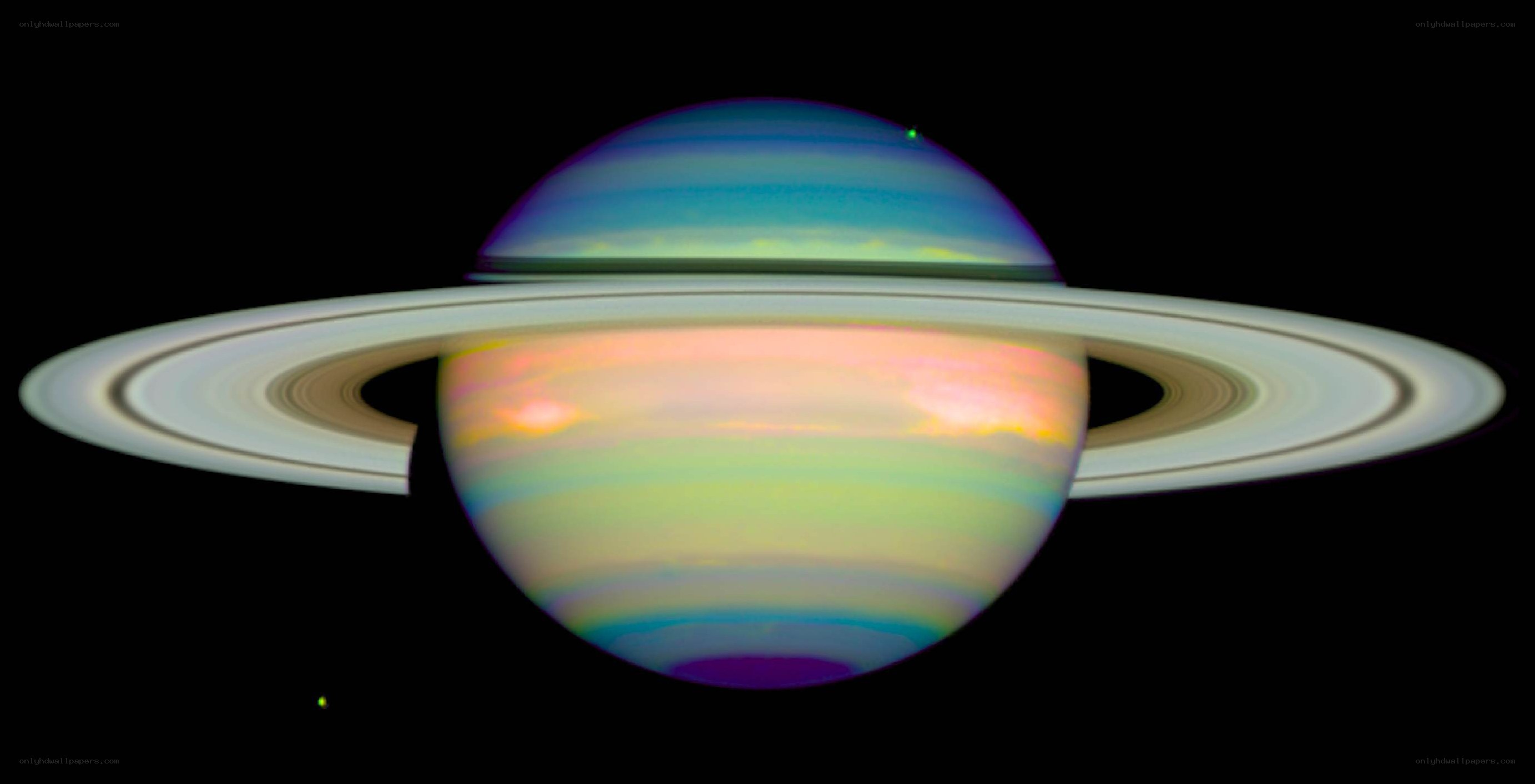 Saturn with its rings