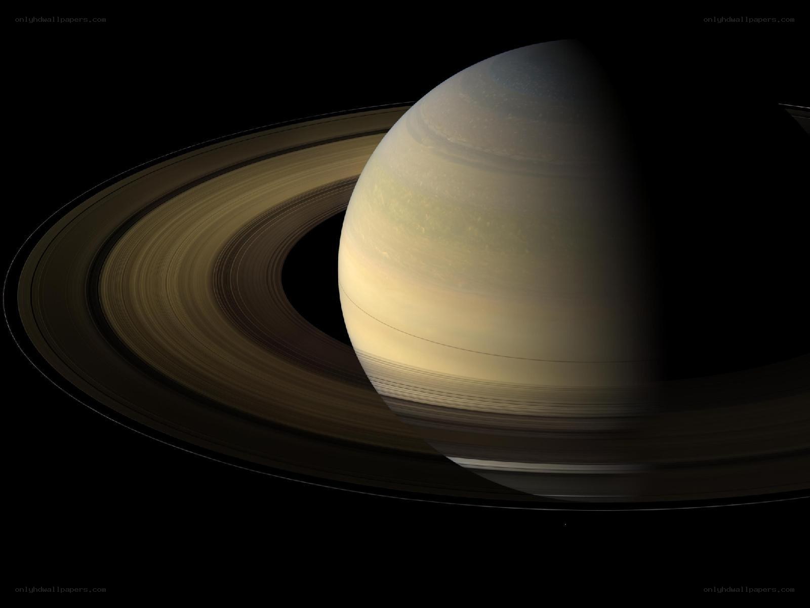 Saturn with its rings