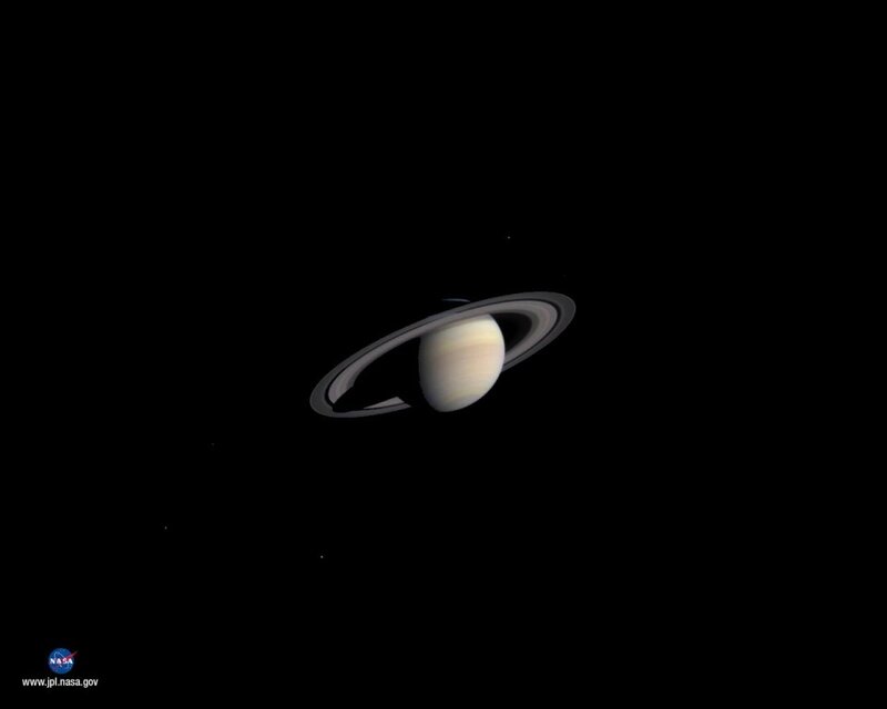 Saturn with its rings