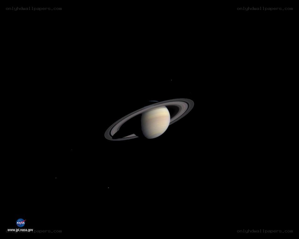 Saturn with its rings