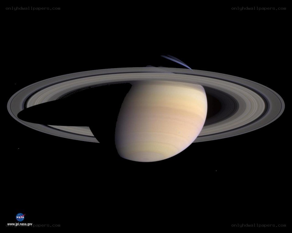 Saturn with its rings
