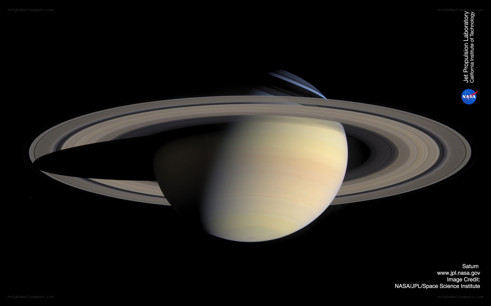 Saturn with its rings
