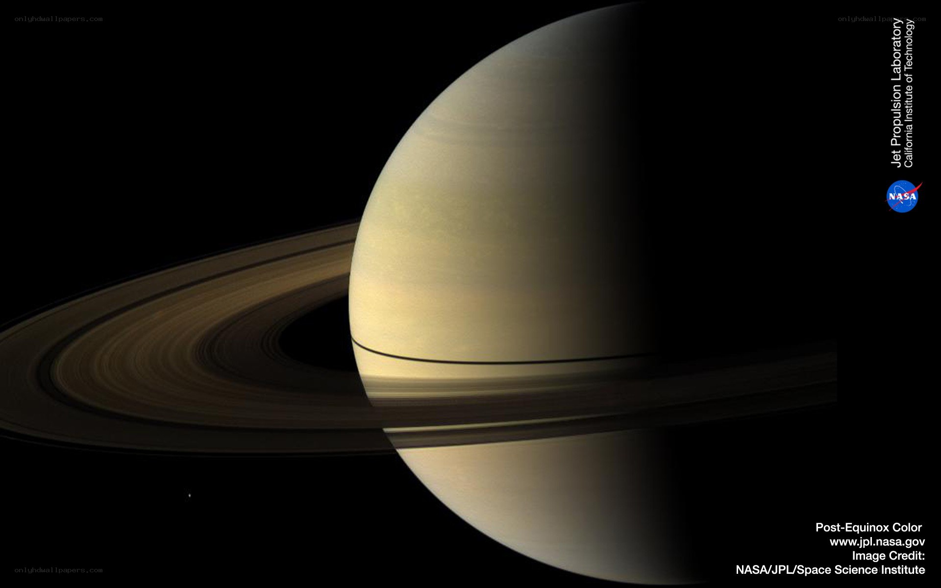 Saturn with its rings