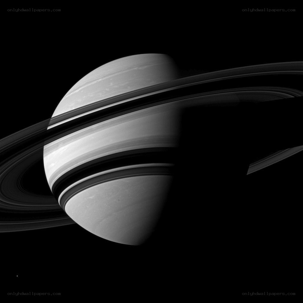 Saturn with its rings