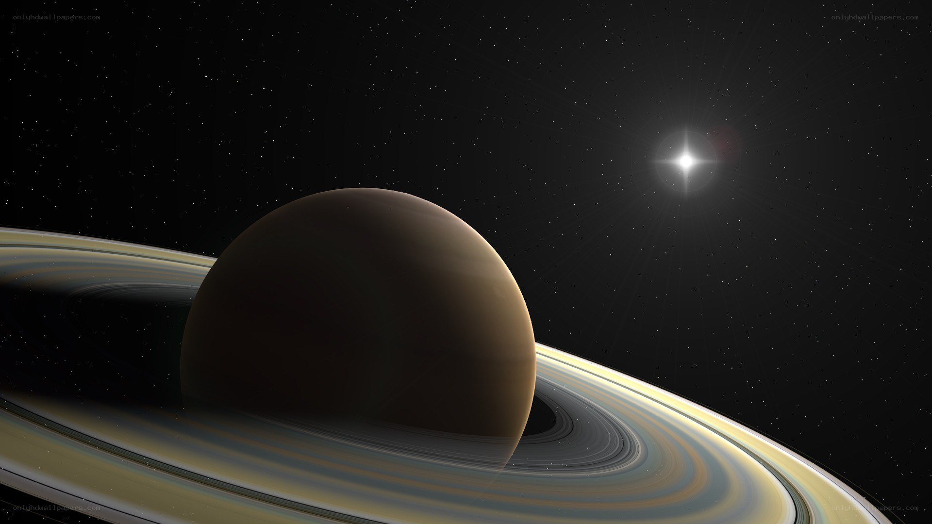 Saturn with its rings