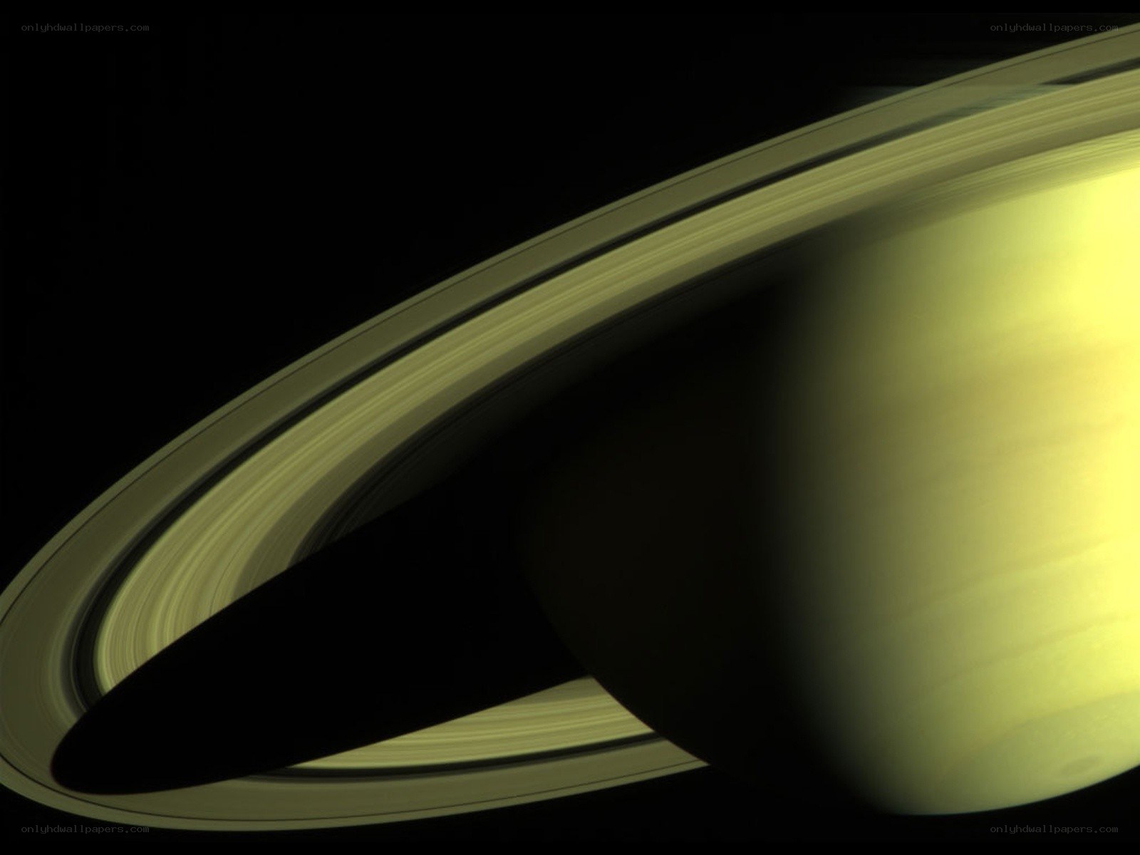 Saturn with its rings