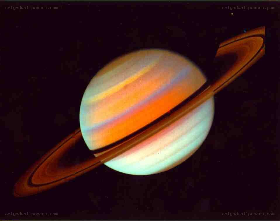 Saturn with its rings