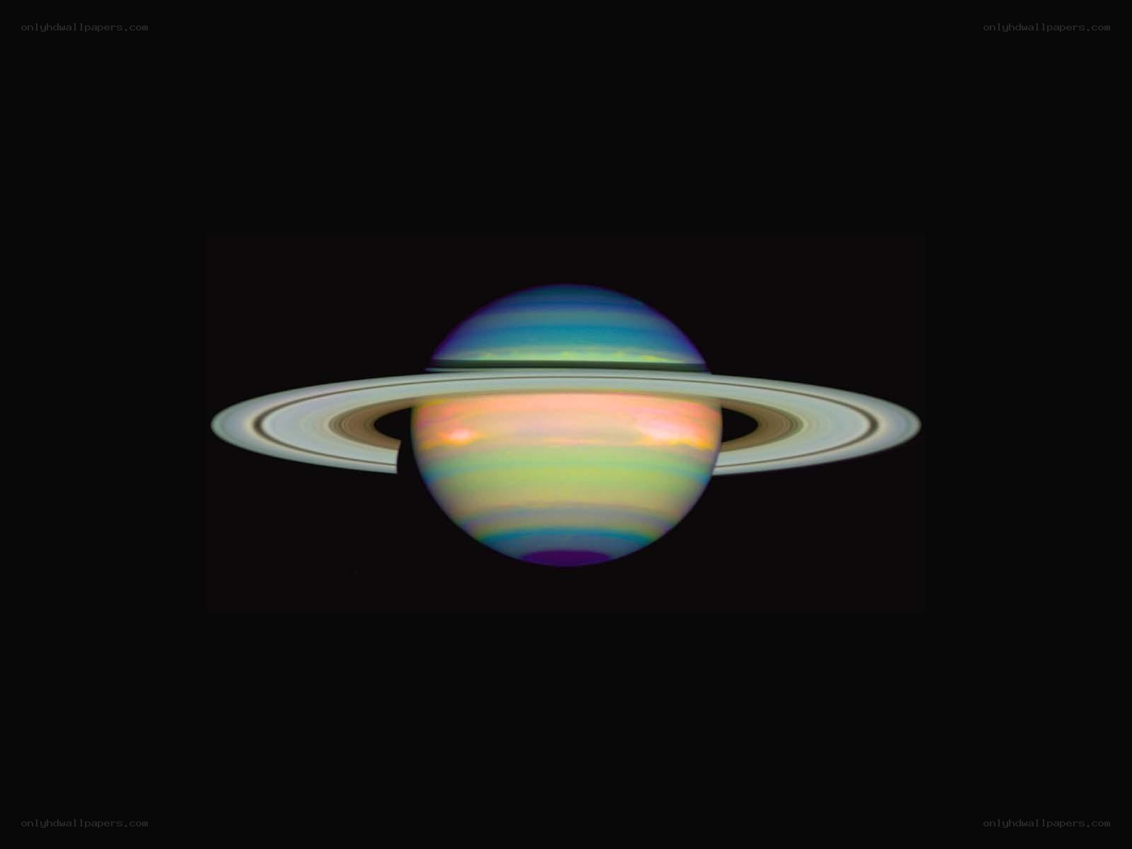 Saturn with its rings