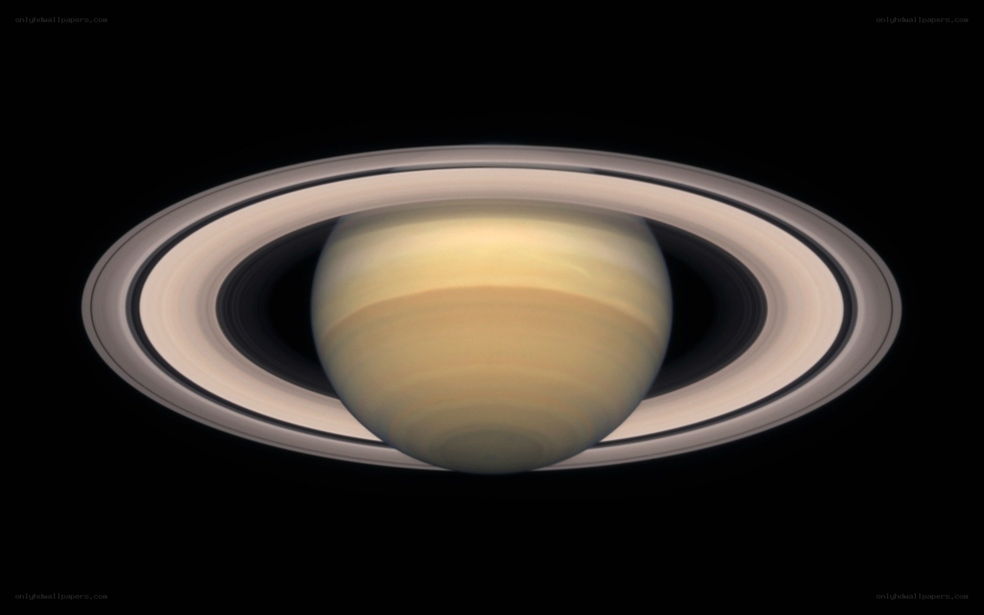 Saturn with its rings