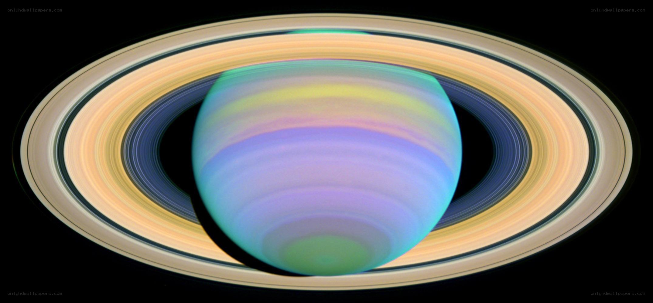 Saturn with its rings