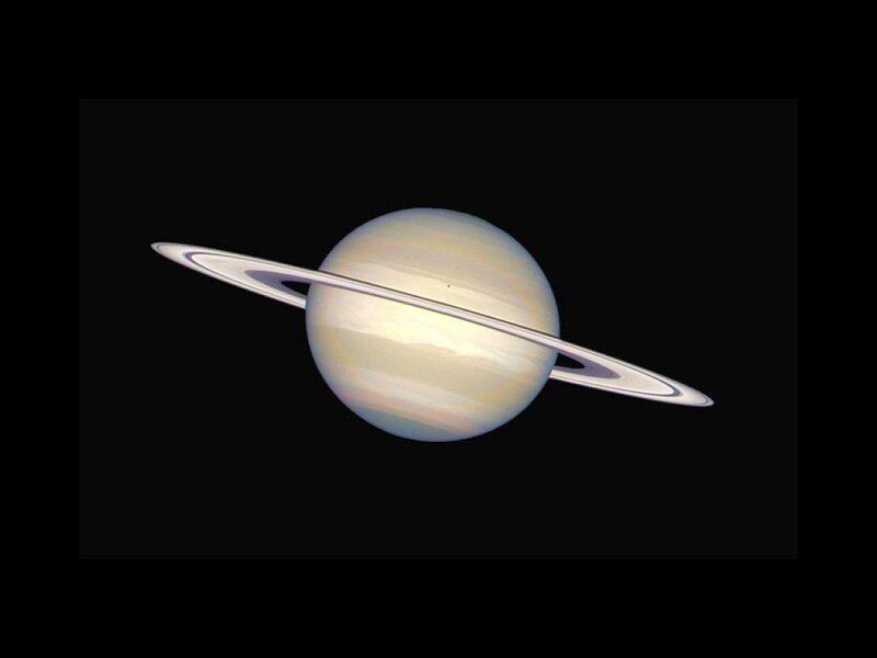 Saturn with its rings