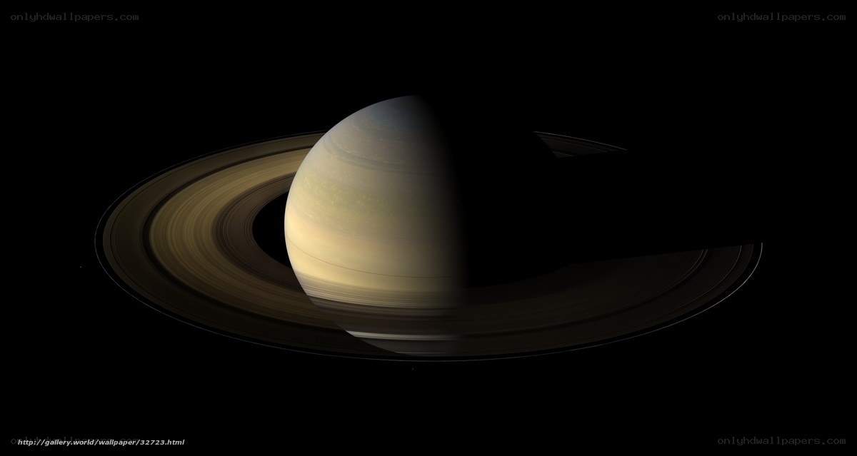 Saturn with its rings
