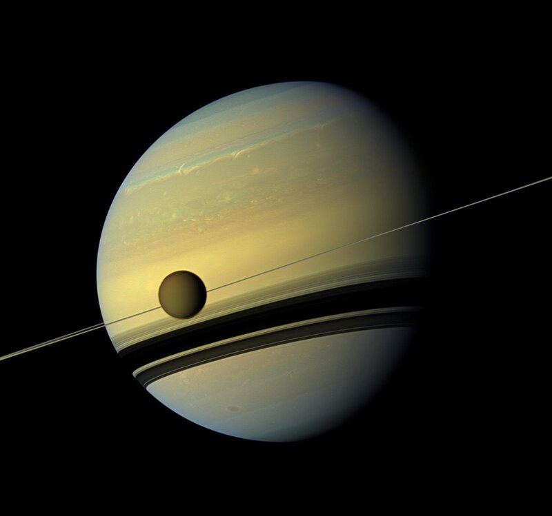 Saturn with Moon