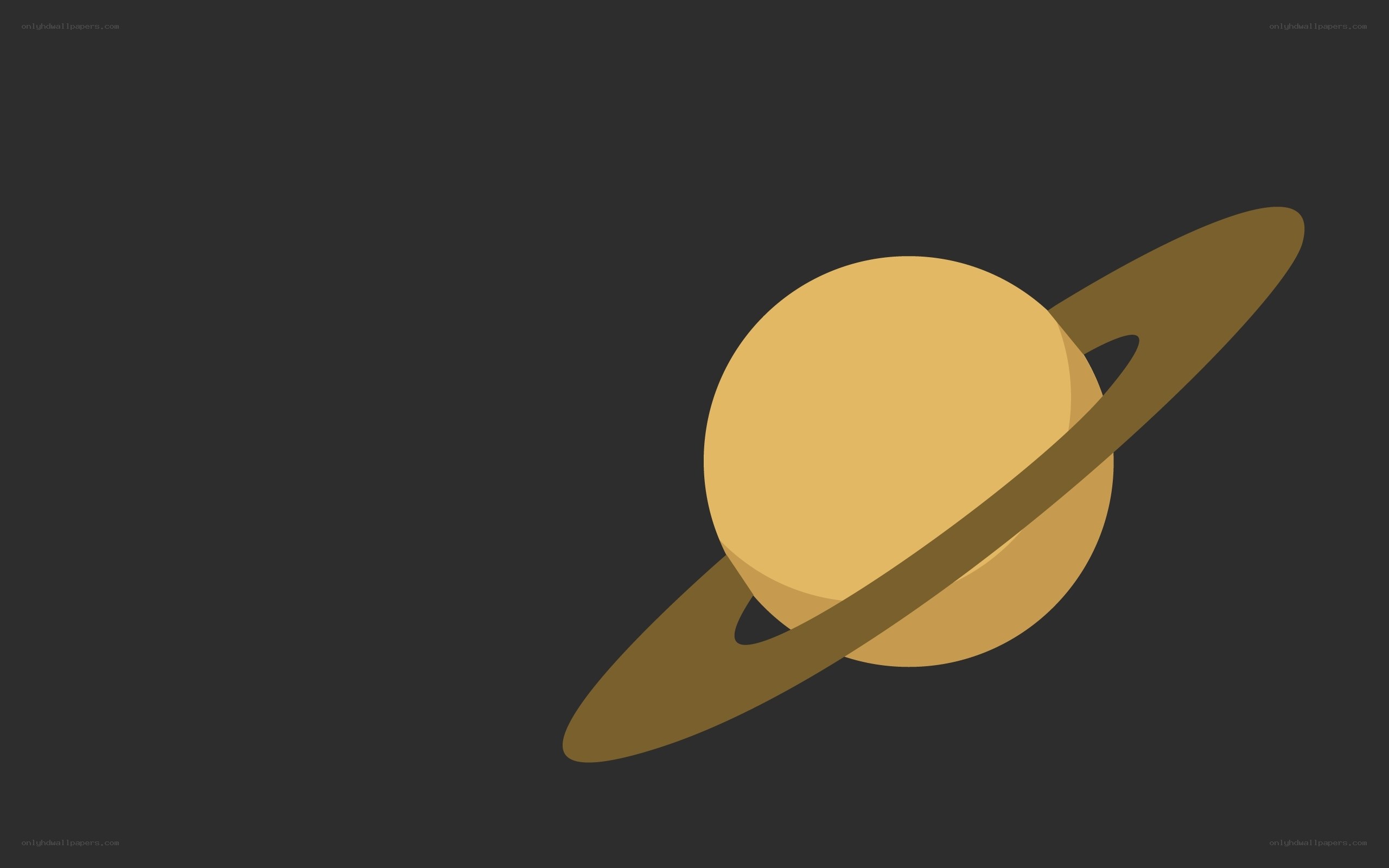 Saturn with rings