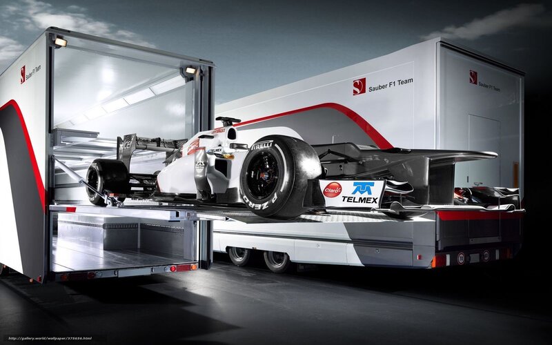 Sauber F1 car transport