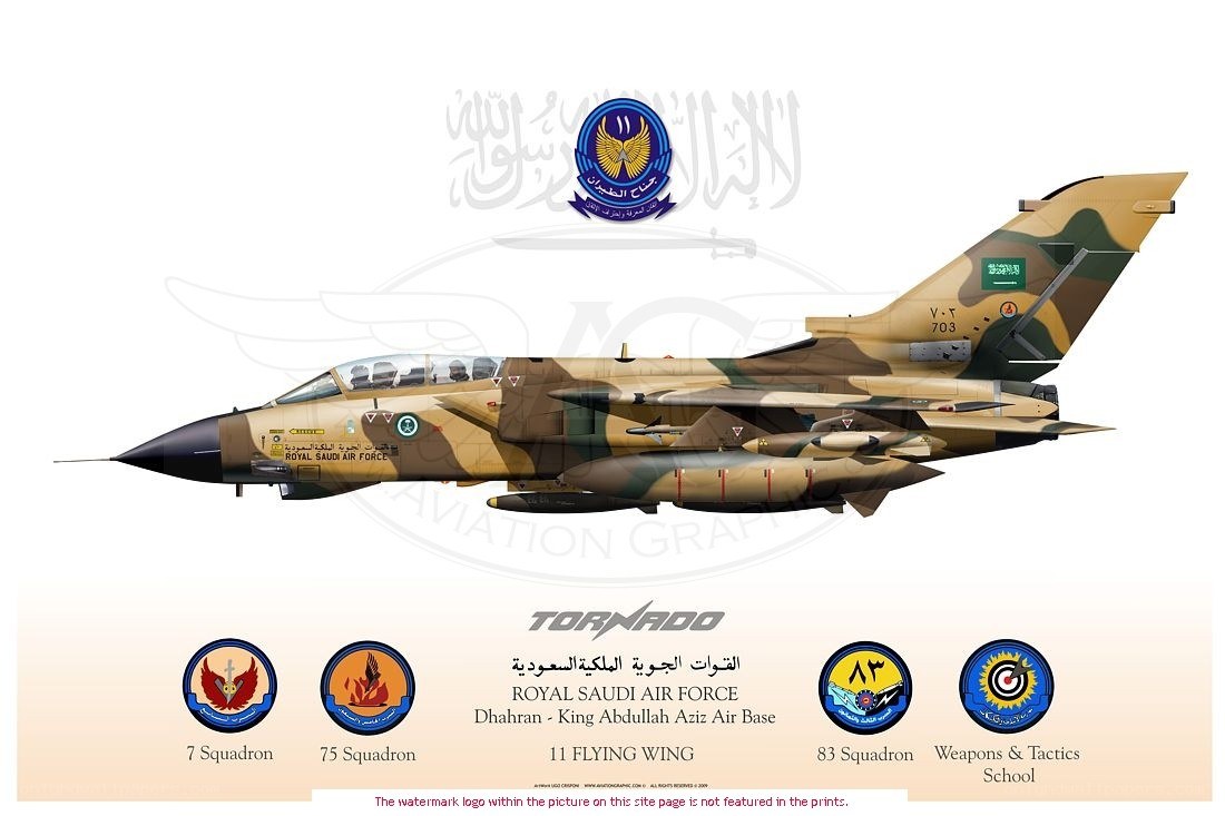 Saudi Tornado aircraft
