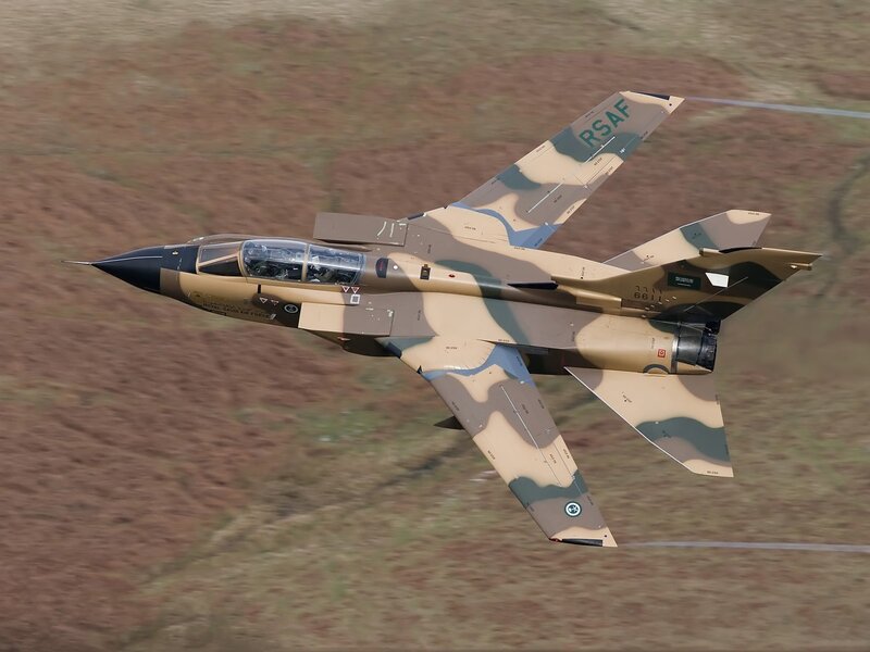 Saudi Tornado in flight