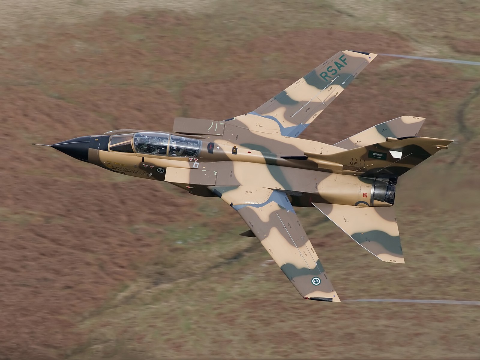 Saudi Tornado in flight