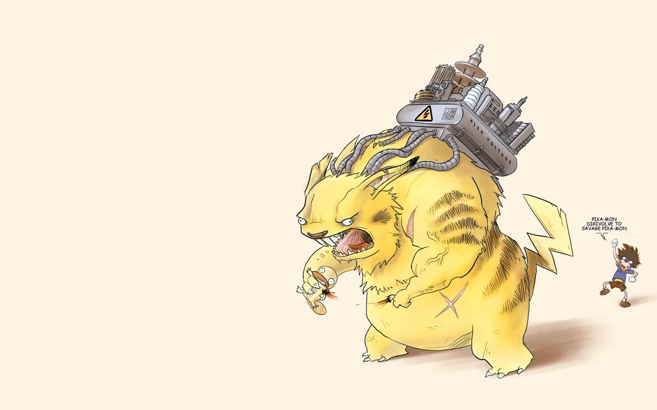 Savage Pikachu Digivolve
