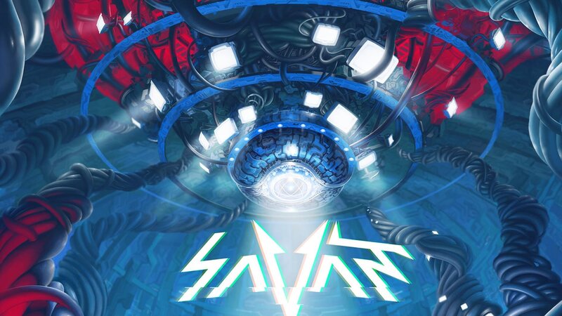 Savatage Logo in Sci-fi Setting