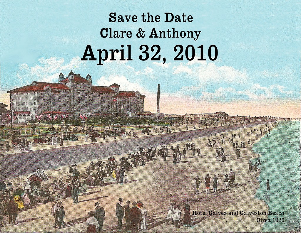 Save the Date card