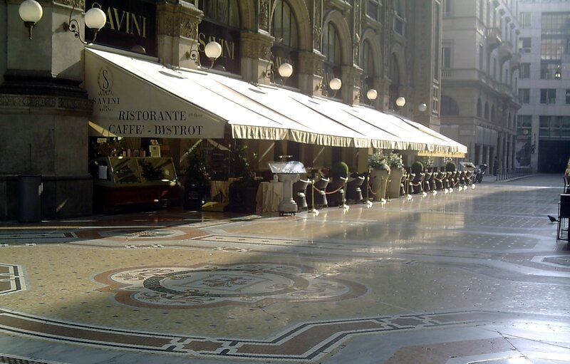 Savini restaurant in Milan
