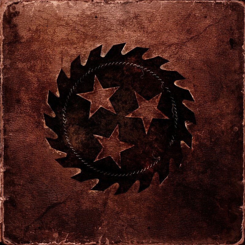 Saw Blade with Stars — Brown