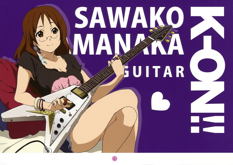 Sawako Manaka with guitar
