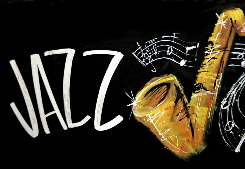 Saxophone and Music Notes