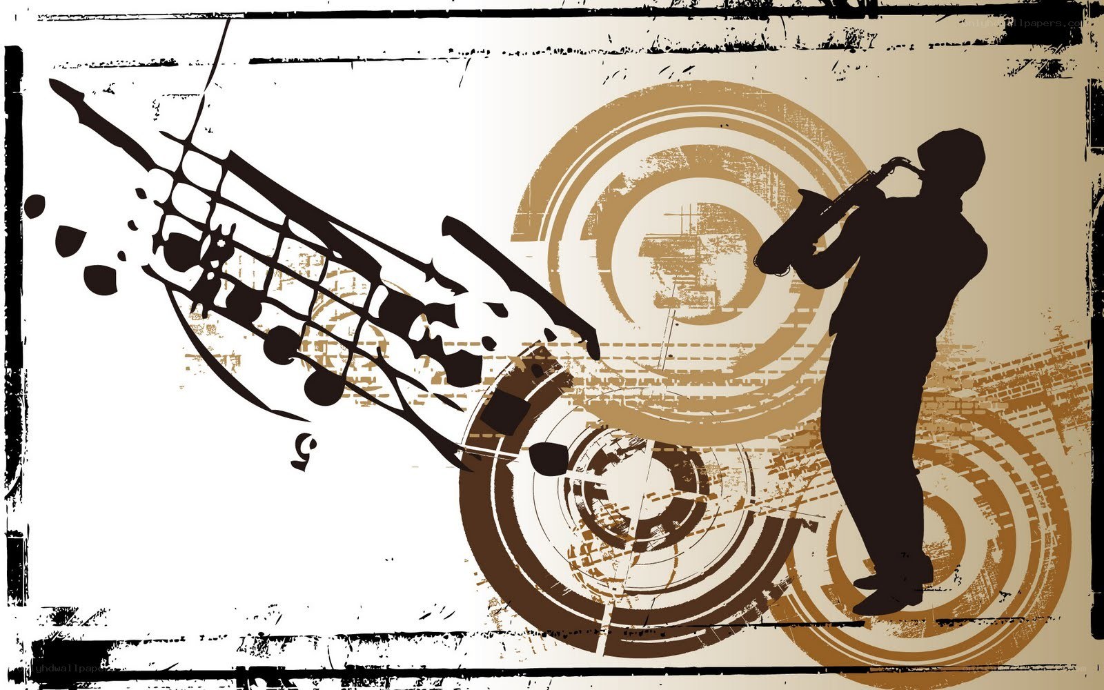 saxophone player silhouette art