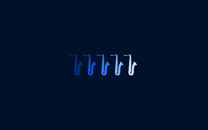 Saxophone Silhouettes