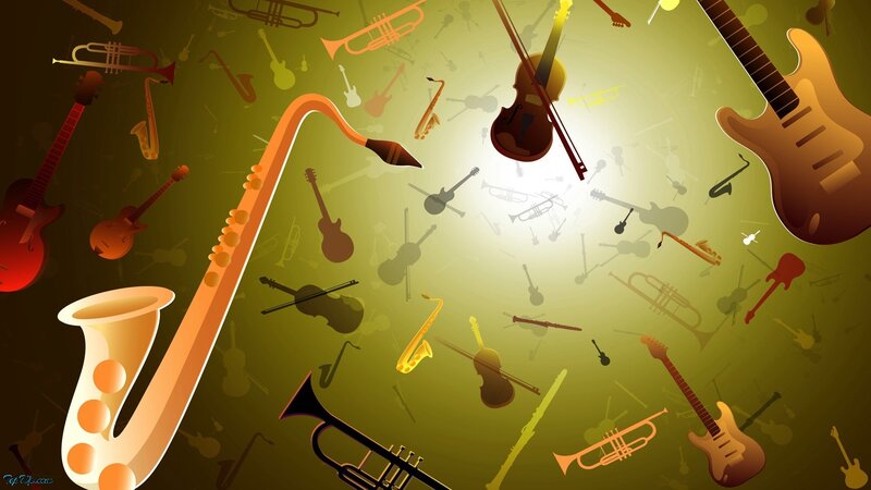 Saxophone with Instruments