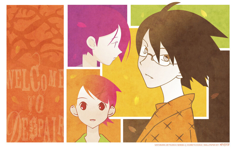 Sayanara Zetsubou Sensei characters