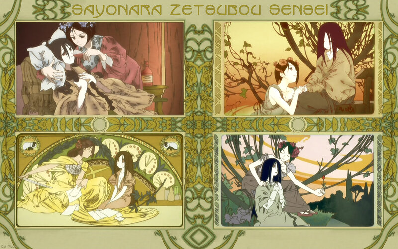 Sayonara Zetsubou Sensei collage