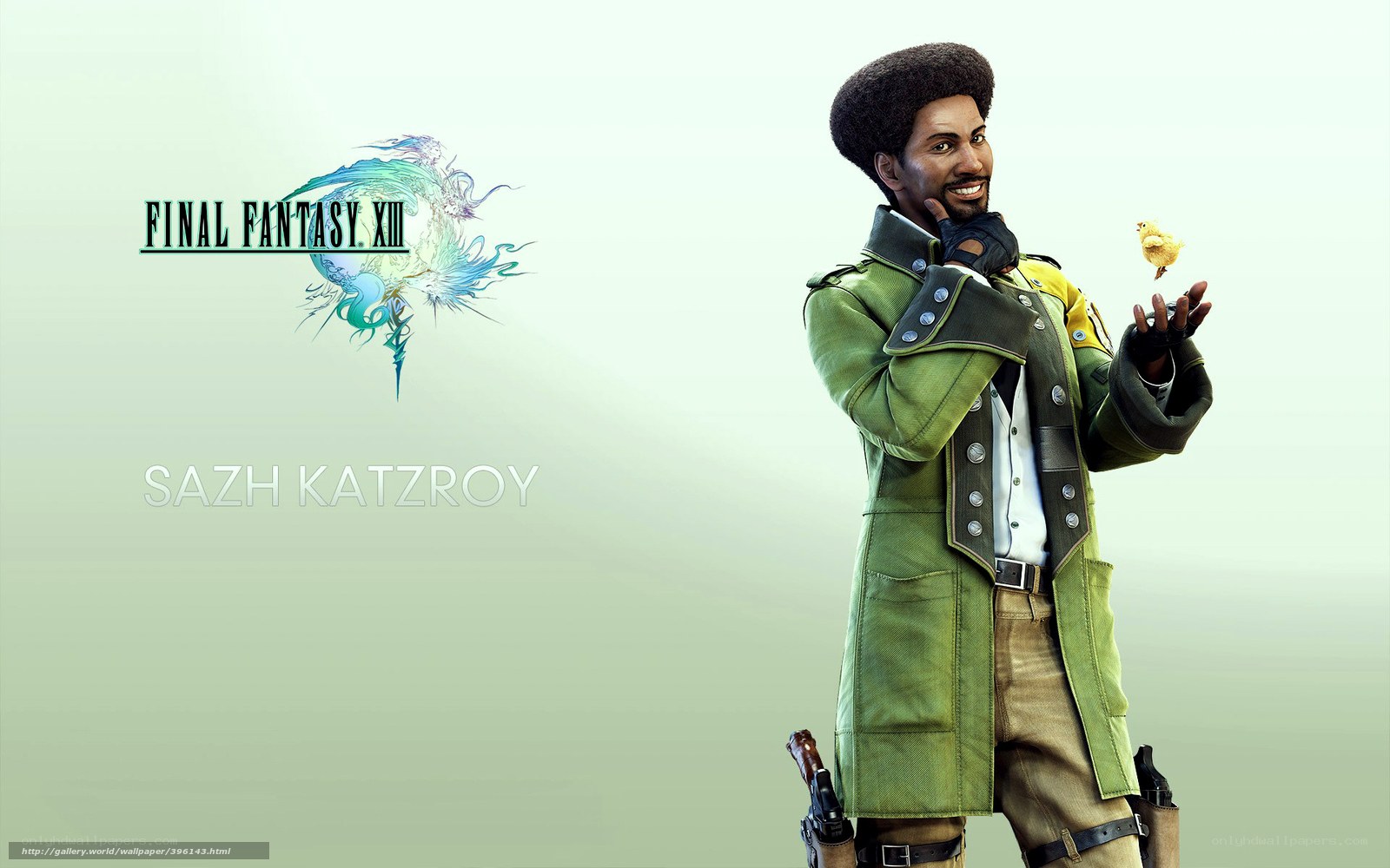 Sazh Katzroy from Final Fantasy XIII
