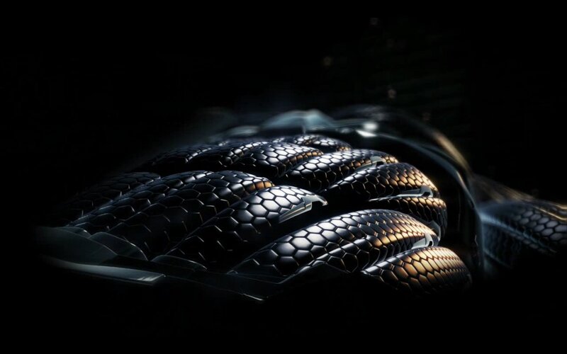 scales of a mechanical snake