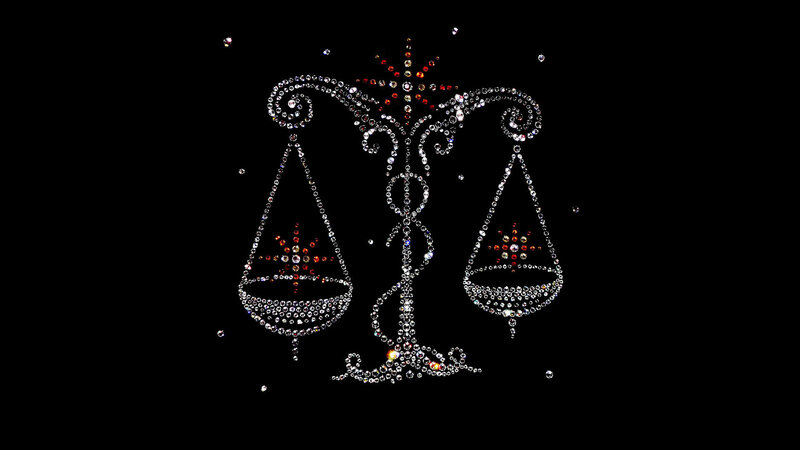 Scales of Justice — Black