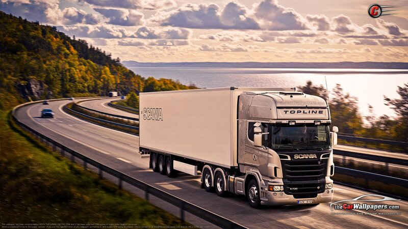 Scania Truck on Highway